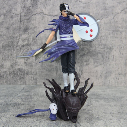 Naruto Ten Years Hundred Ninja Kakashi Might Guy Night Guy Obito Uchiha Anime Figure Model