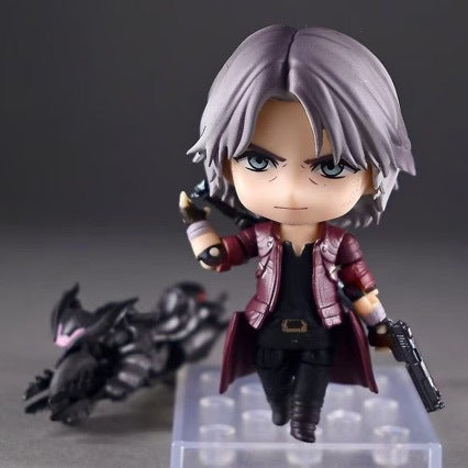 Chinese High Quality Q Version 1233 Dante Devil May Cry Interchangeable Face Clay Figure Game Model