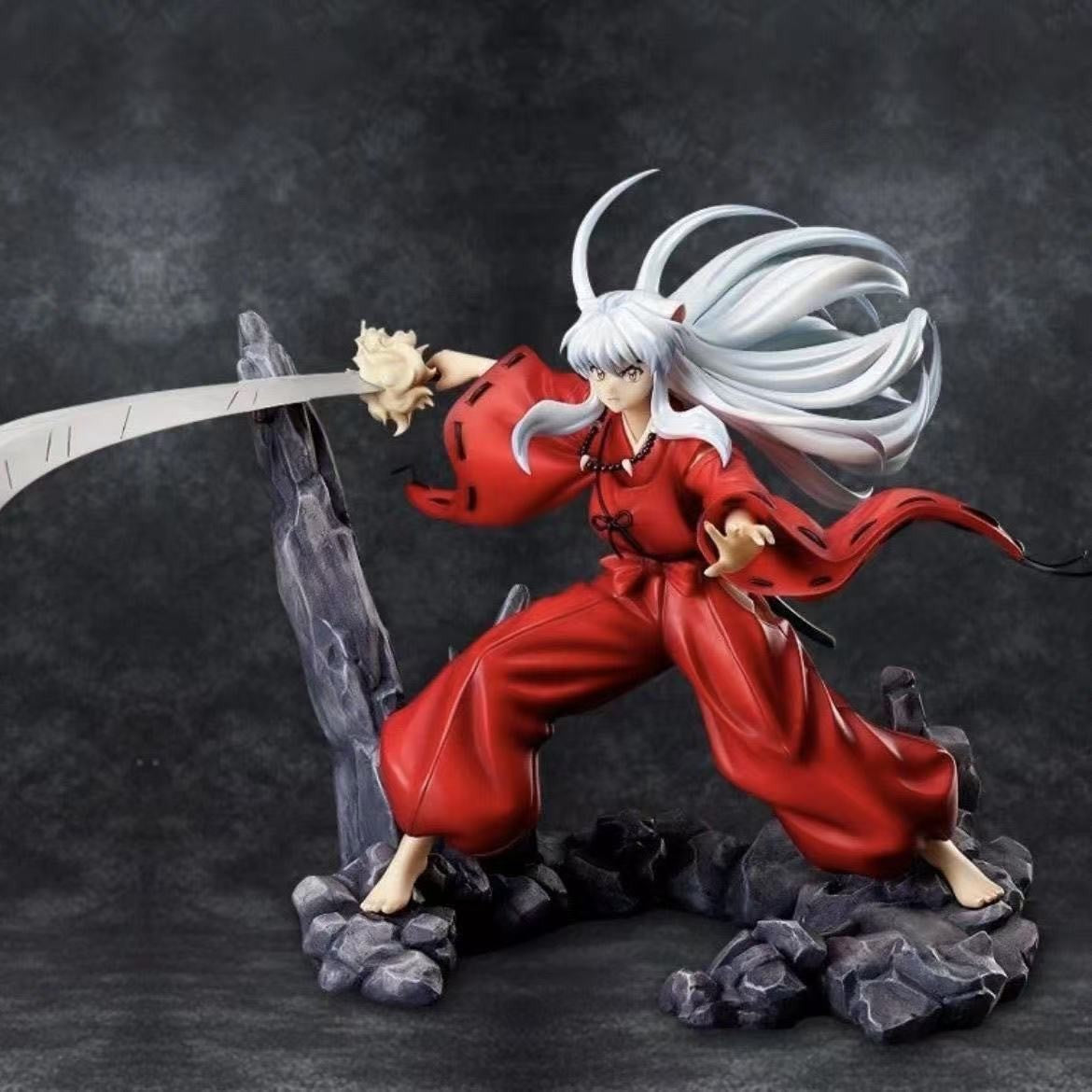 Inuyasha HM Big Sword Sesshomaru Battle Version Statue Figure Model