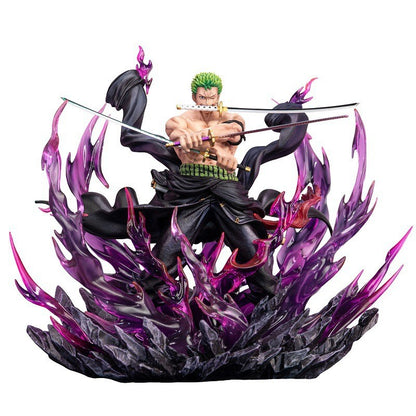JT Statue One Piece Tenkai Burst Zoro GK Anime Model Figure Desktop Ornament