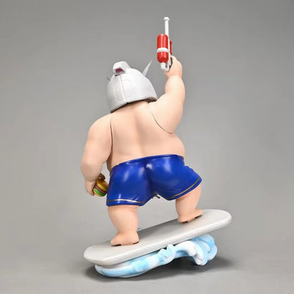 Big Muscle Protein Powder Fat Guy Surfing Origin Glowing Eyes Model Boxed Figure
