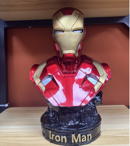 Marvel Iron Man Bust Original Color Bust Series Resin Statue GK Figure