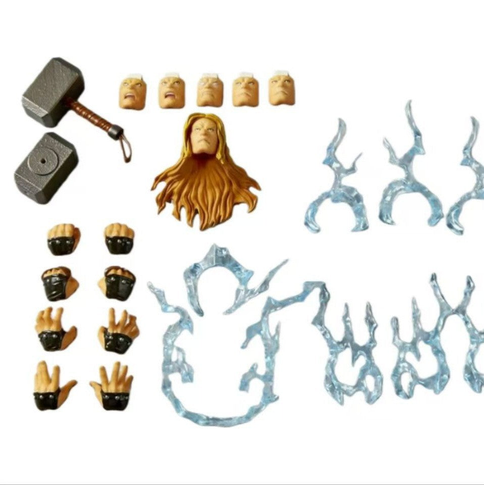 Kaiyodo Ko Thunder God Thor Amazing Yamaguchi Revoltech Marvel Action Figure Model