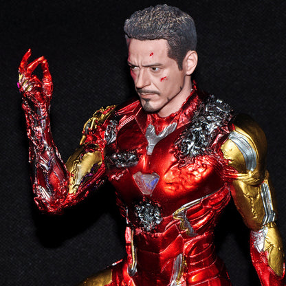 Avengers 4 GK Iron Man MK85 Battle Damaged Kneeling Snap Statue Figure Model