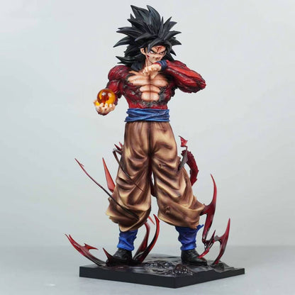 LK Dragon Ball Super Saiyan 4 Goku GK Figure High Restoration Battle Damage Scene