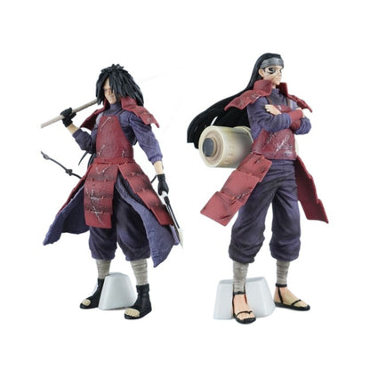 Anime Figure Wholesale Naruto Jian Ke Hashirama Senju Madara Uchiha Double Head Sculpture Standing Model
