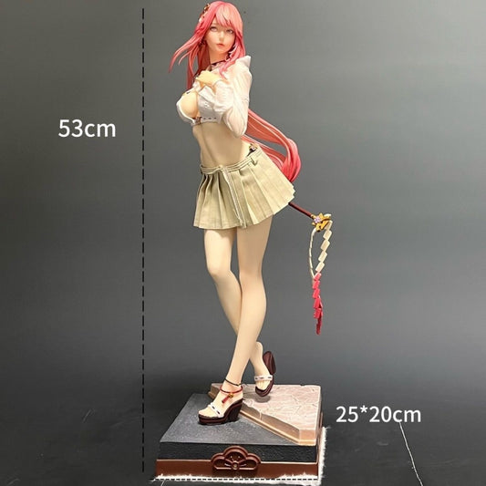 Swimsuit Yae Miko Figure Anime Girl Statue Collection