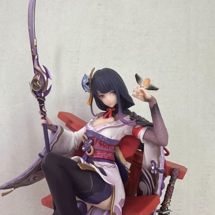 Raiden Shogun Genshin Impact Pure Land Anime Girl Model Premium Version
