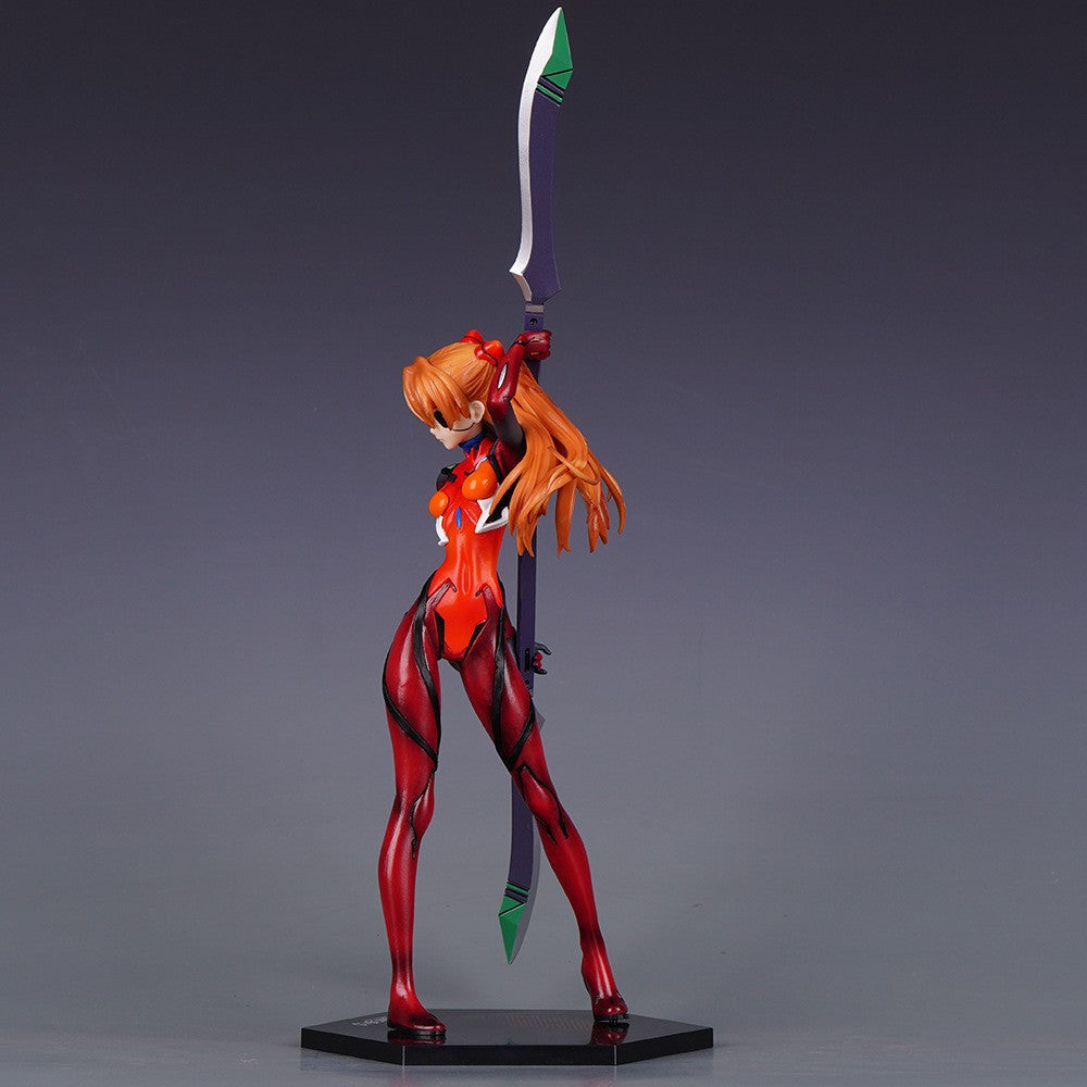 Evangelion Battle Suit Asuka Figure Anime Model