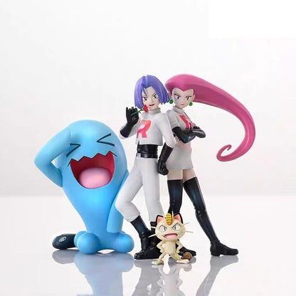Pokemon GK EGG Team Rocket Traveling Through Galaxy Musashi Kojiro Meowth Large Anime Figure