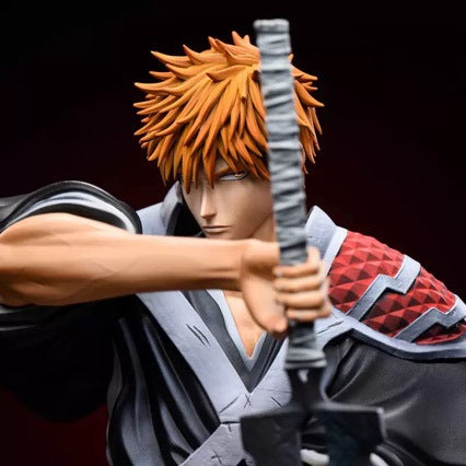 Bleach Ichigo Kurosaki Bankai Figure Statue GK Anime Collectible Gift