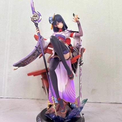 Raiden Shogun Genshin Impact Pure Land Anime Girl Model Premium Version