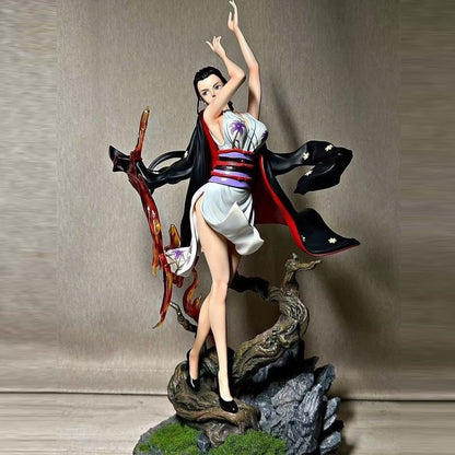 ZF One Piece 2D Desktop Statue Demon Child Nico Robin Dual Form GK Figure Anime Ornament