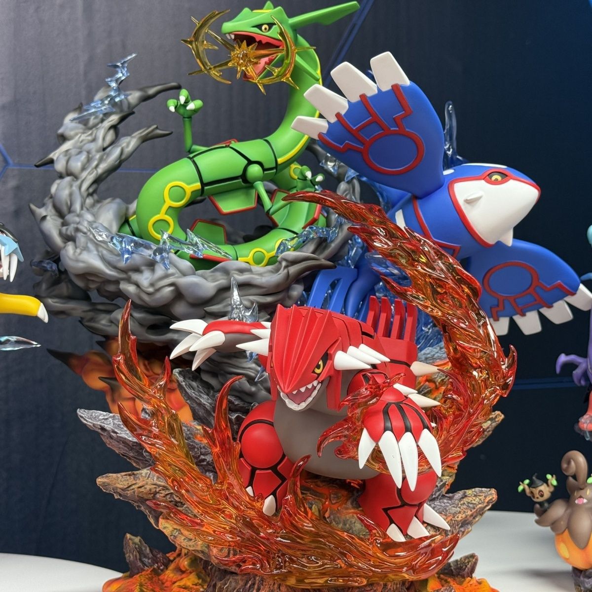Pokemon Hoenn Trio Scene GK Evolution Figure Glowing Model Statue