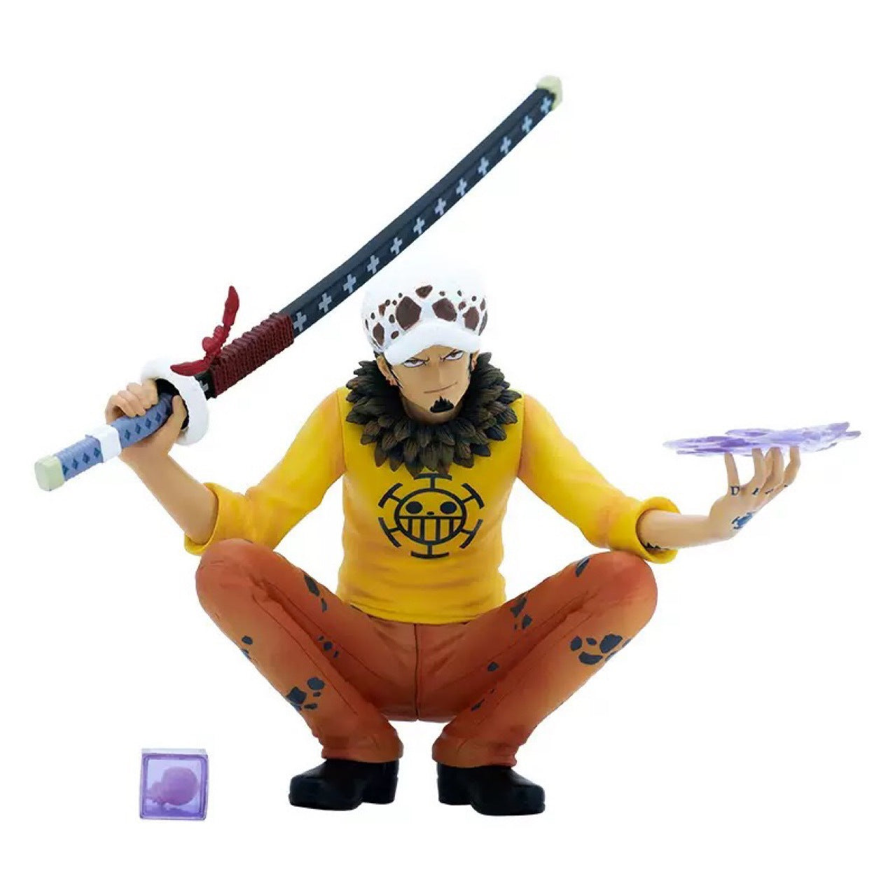 One Piece Trafalgar Law Squatting Pose with Sword Figure Boxed