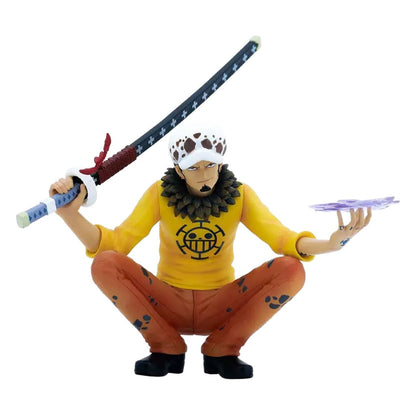 One Piece Trafalgar Law Squatting Pose with Sword Figure Boxed