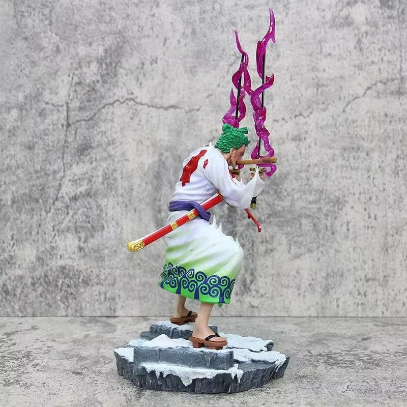 One Piece Onigashima Hell Oni Slash Zoro Three Sword Style Death Scythe Boxed Figure