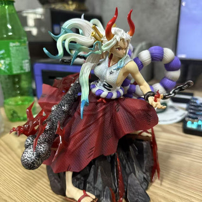 Pre-sale Anime One Piece NY Yamato Full Paint Figure Kaido Daughter Girl Desktop Ornament