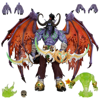 World of Warcraft Illidan Stormrage GK Light-Up Boxed Statue Model Desktop Ornament