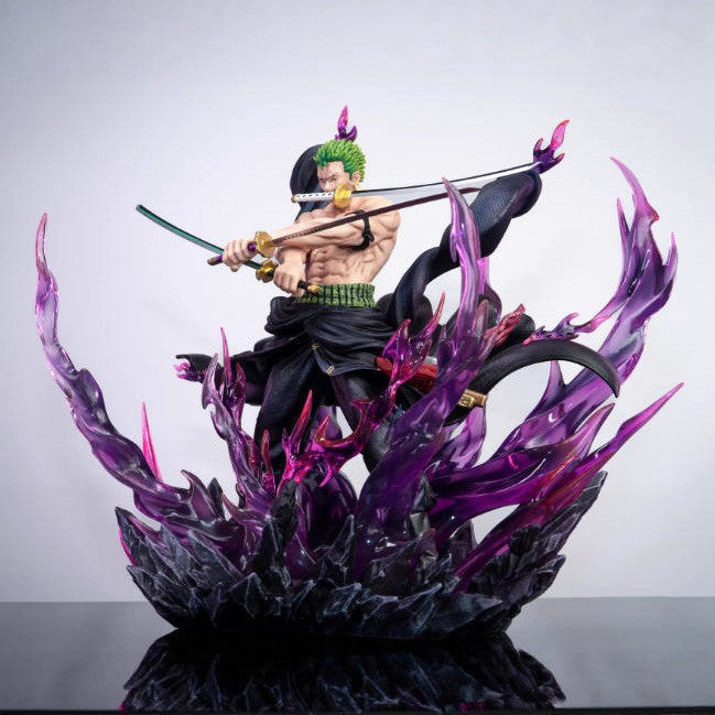 JT Statue One Piece Tenkai Burst Zoro GK Anime Model Figure Desktop Ornament