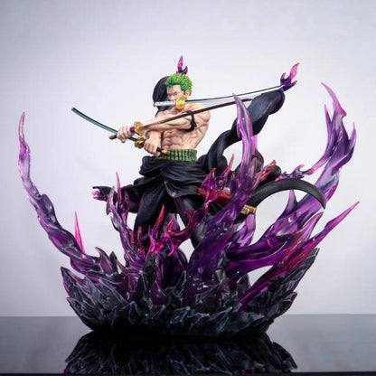 JT Statue One Piece Tenkai Burst Zoro GK Anime Model Figure Desktop Ornament