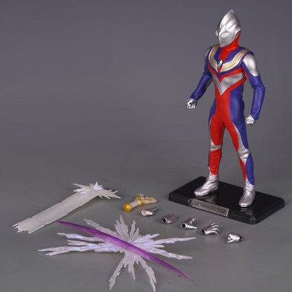 Paper Mill Ultraman Tiga - Composite Type, Cloth Glowing, Articulated Hand-Painted Model