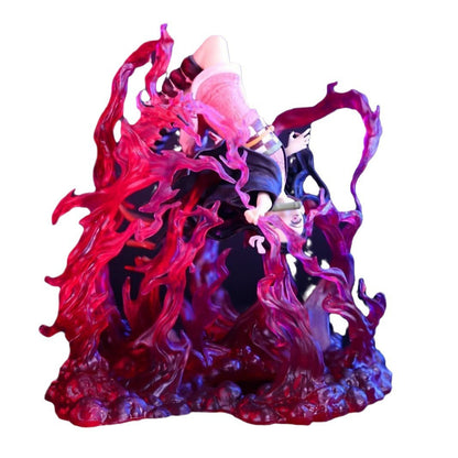 Demon Slayer GK Bloodthirsty Nezuko Flying Pose Butterfly Shinobu Scene Anime Figure Model Desktop