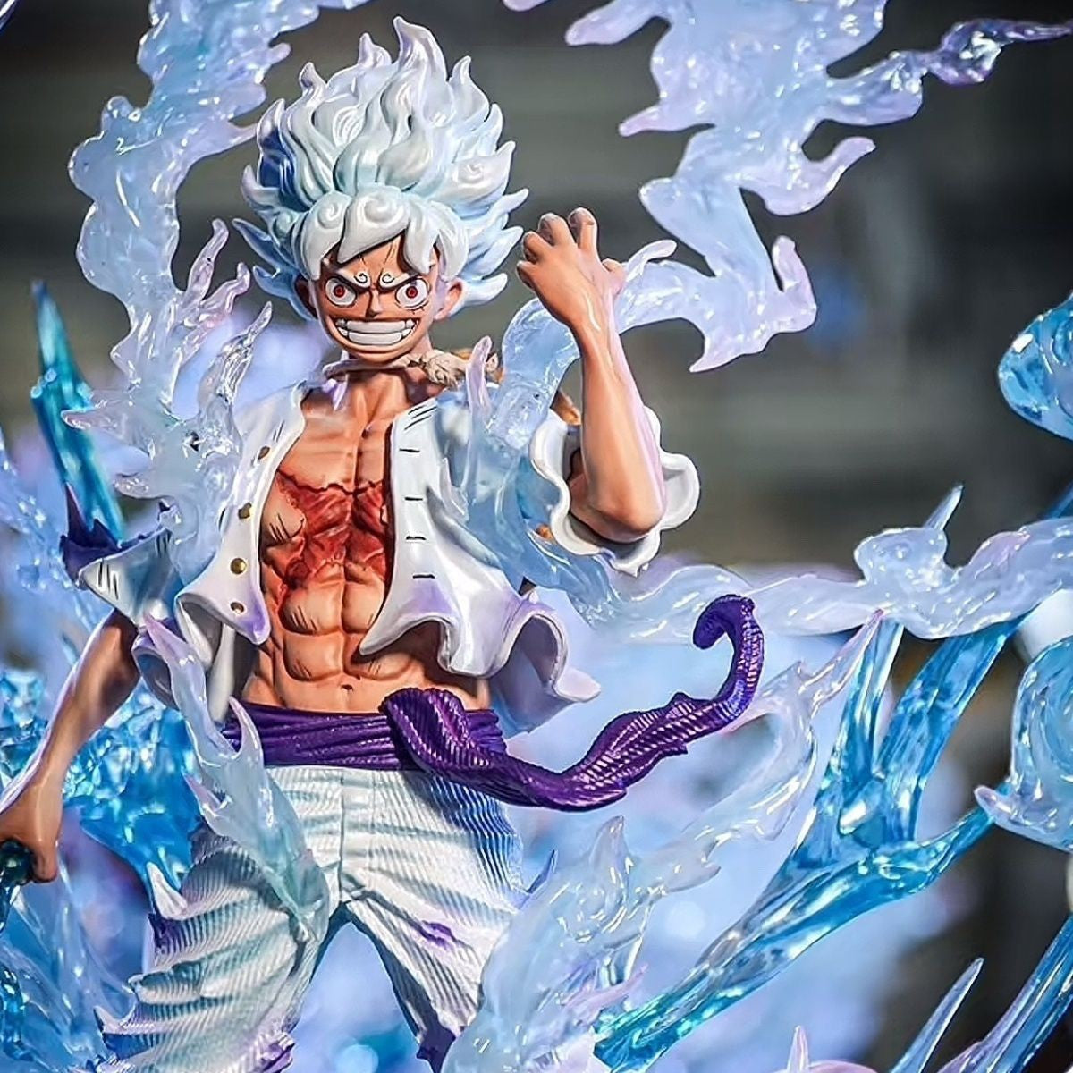 JT Statue Brother One Piece Buster Nika Sun God Lightning Form Model Anime Figure Statue