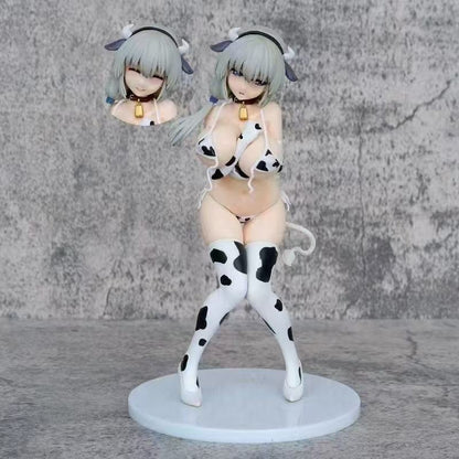 Uzaki-chan Cow Model Figure Anime Girl Computer Case Decoration Bed Hand Figure Swimsuit