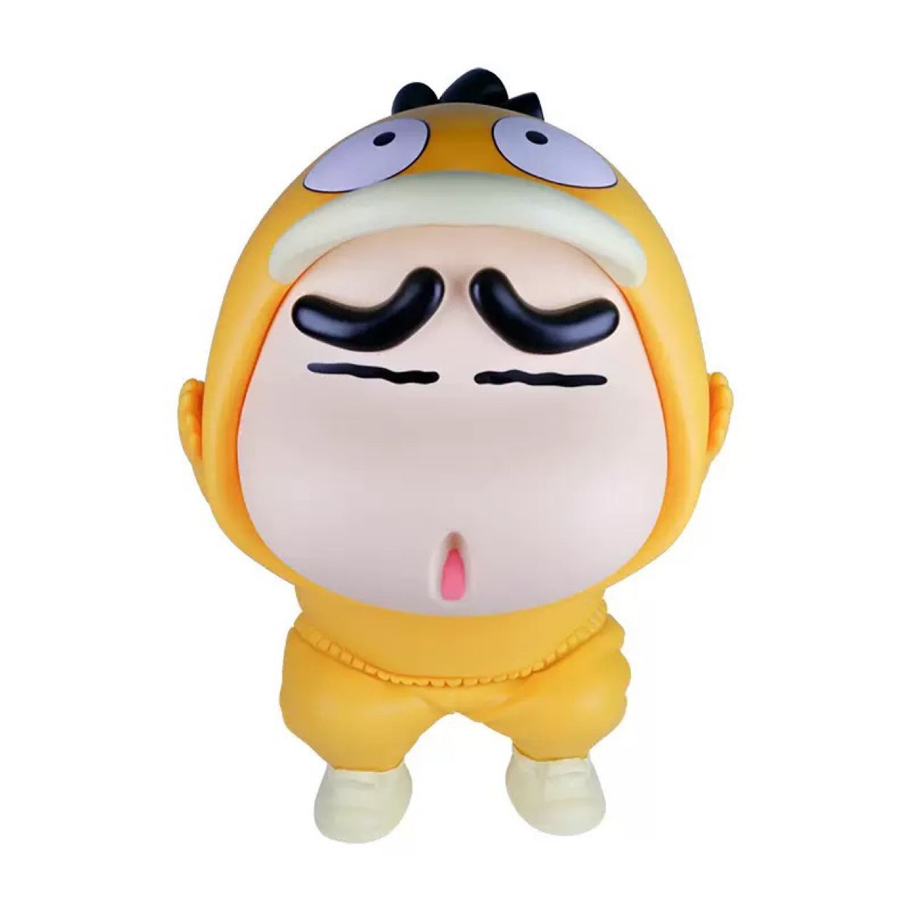 Premium Edition Giant Psyduck Crayon Shin-chan Cos Psyduck 1:1 Anime Cartoon Model Figure Ornament