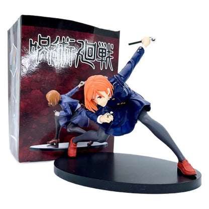 Jujutsu Kaisen Figure Gojo Satoru Yuji Itadori Nobara Kugisaki Car Decoration