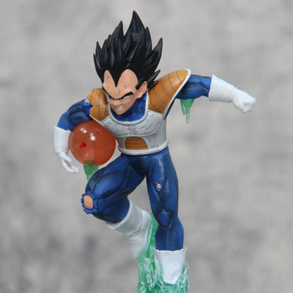 Dragon Ball Diving Vegeta Figure Glowing Model Anime Goku Super Saiyan Series