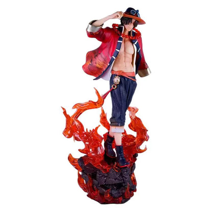 One Piece One Hundred Returns to the Sea National Style Ace Limited GK Anime Model Figure Statue