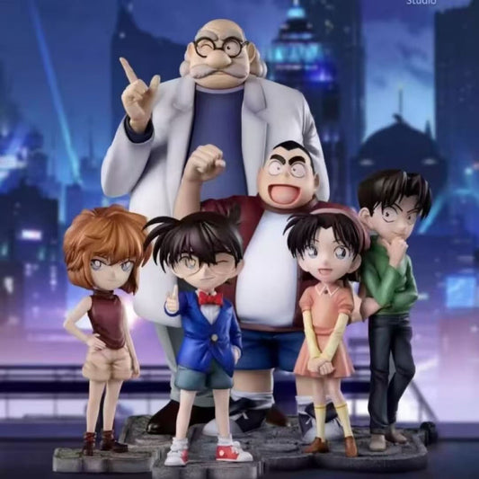 Detective Boys Conan Haibara Ayumi Mitsuhiko Genta Figure Anime Model Ornament Gift