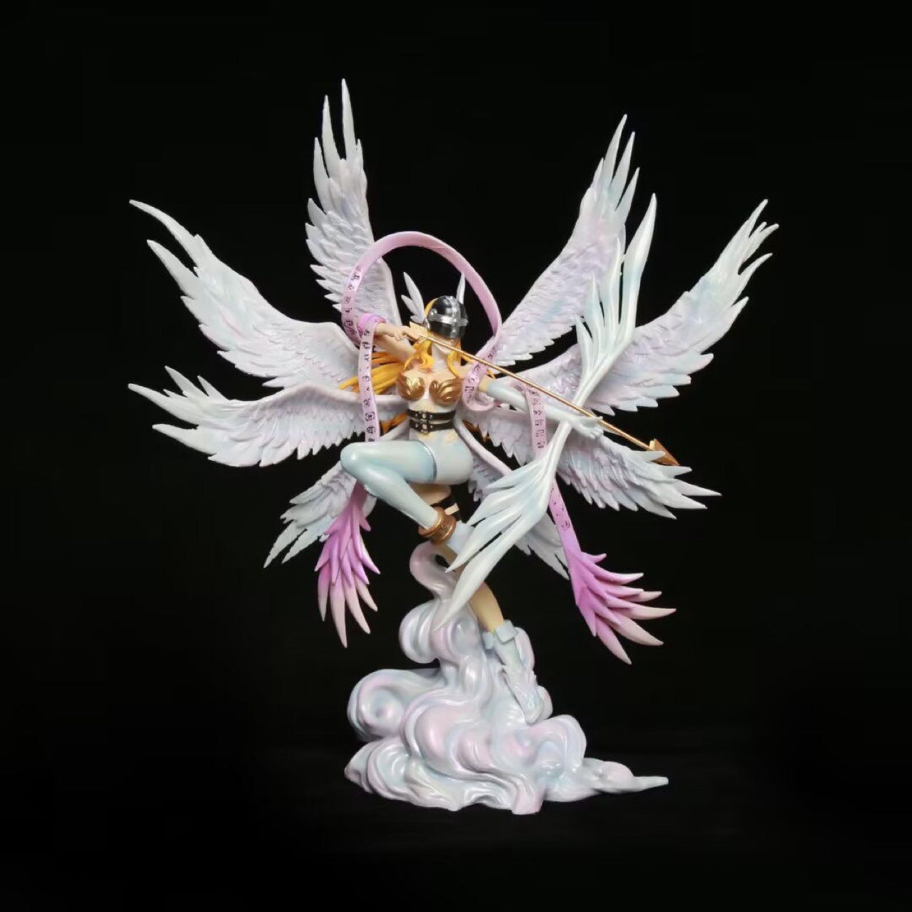 Anime Figure Angewomon Archer Battle Eight Wings Form Model Boxed