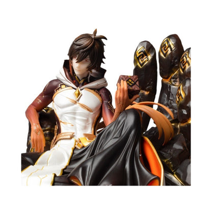 Game Merch GK Zhongli Dust Lord Rex Lapis Figure Model Ornament