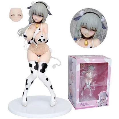 Uzaki-chan Cow Model Figure Anime Girl Computer Case Decoration Bed Hand Figure Swimsuit