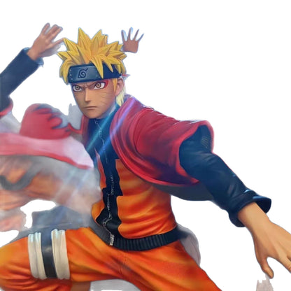 New Hot Naruto Series Flowing Wind Naruto Uzumaki GK Figure Anime Model Statue