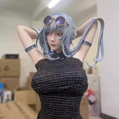 New 1/4 Swimsuit Jingliu Figure 2D Anime Girl Model Desktop Decoration