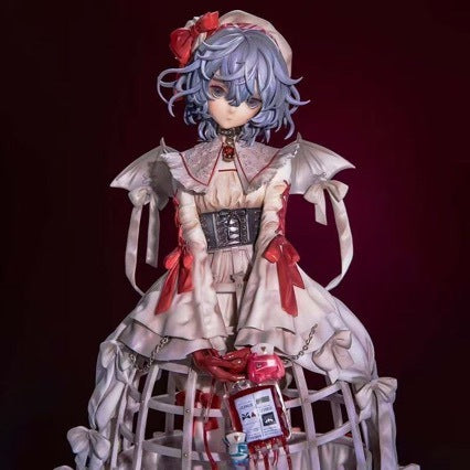 Touhou Project Remilia Scarlet Blood Short Hair Anime Figure Model