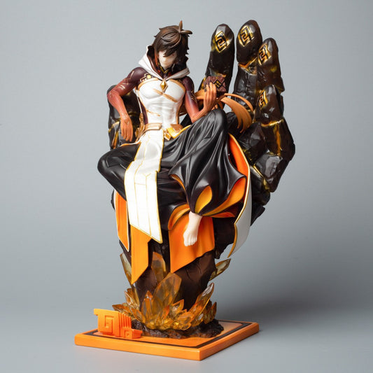 Game Merch GK Zhongli Dust Lord Rex Lapis Figure Model Ornament