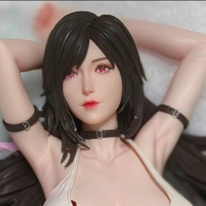 Tifa Figure Final Fantasy CR 2D Anime Girl Computer Case Model Decoration