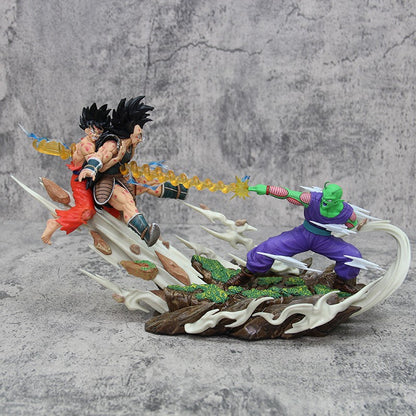 Super Saiyan GK Piccolo Goku vs Raditz Goku Brother Statue Scene Model Boxed Figure