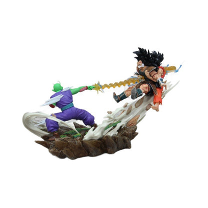Super Saiyan GK Piccolo Goku vs Raditz Goku Brother Statue Scene Model Boxed Figure