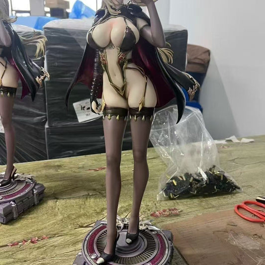 GK Artoria Black Lance Anime Ornament Desktop Decoration 2D Figure Statue Gift Model