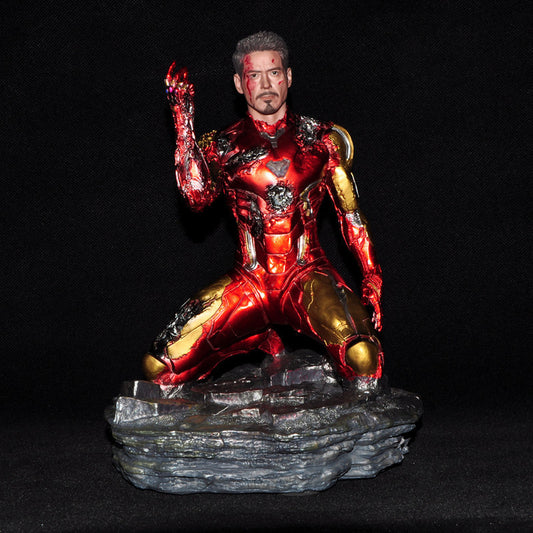 Avengers 4 GK Iron Man MK85 Battle Damaged Kneeling Snap Statue Figure Model