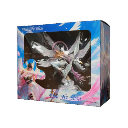 Anime Figure Angewomon Archer Battle Eight Wings Form Model Boxed