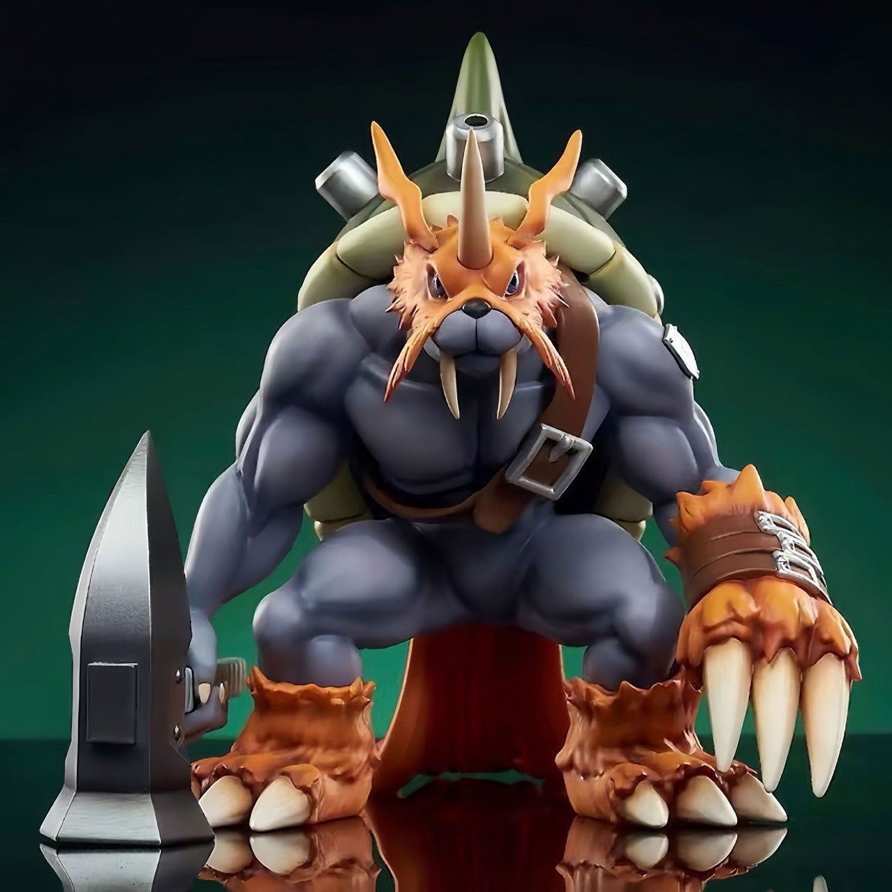 [SSS+ Premium] Zudomon Digimon Anime Figure Battle Greymon Adventure Toy