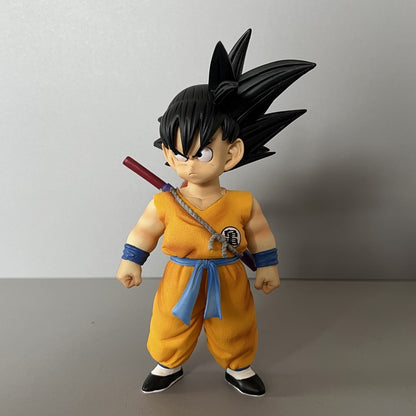 ZF Dragon Ball Standing Little Goku Figure Model Ornament Battle Gift