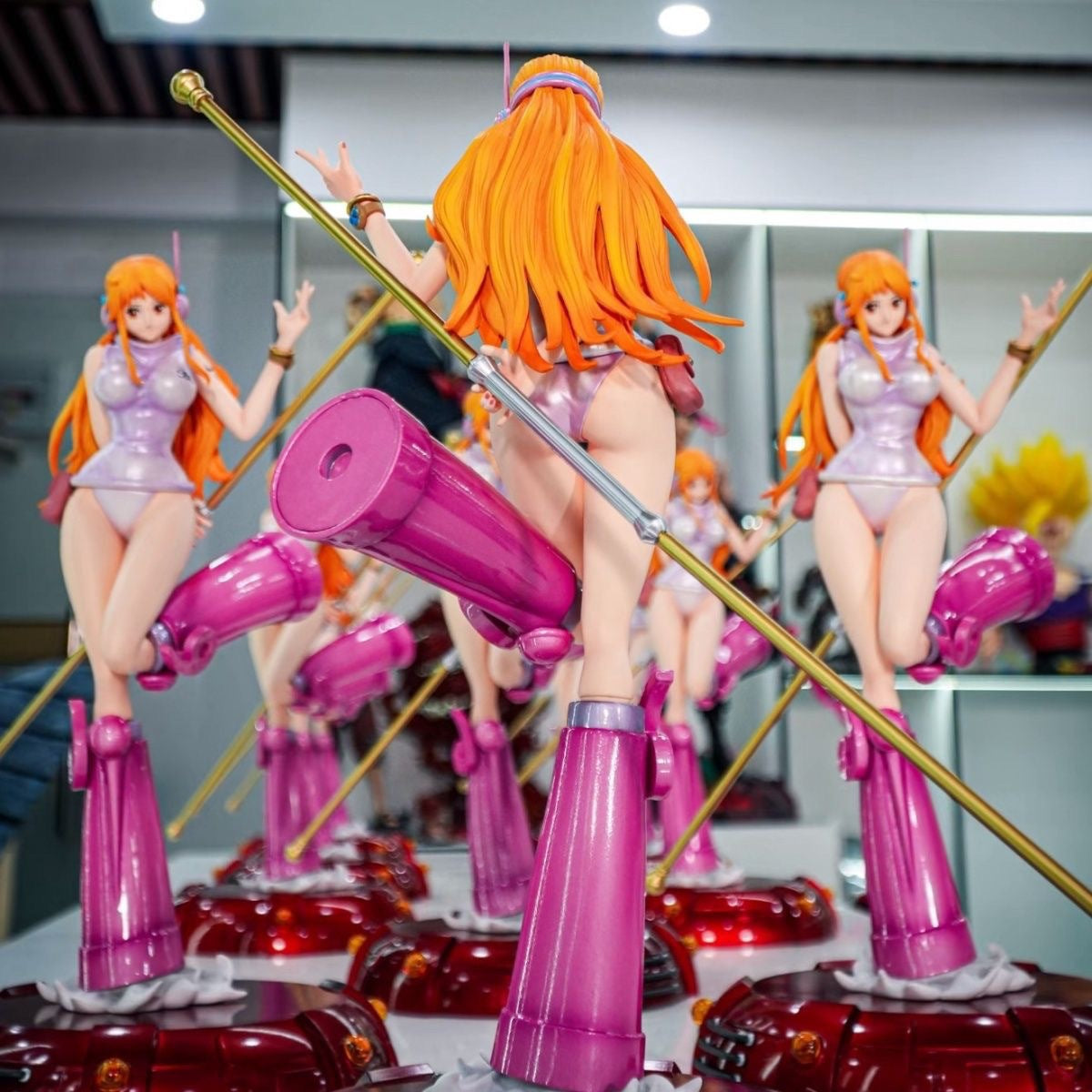 Anime Girl One Piece JT Egghead Island Nami Statue Model Hobby Toy Ornament Boxed Handcraft